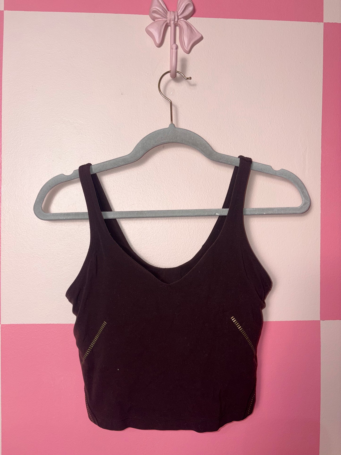 Lululemon sports bra - no pads - size small/medium ?