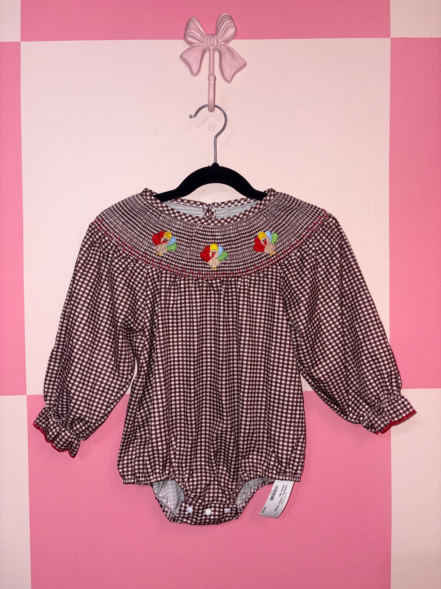 Turkey onesie - 18m