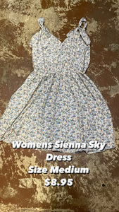 Womens Sienna Sky Dress
