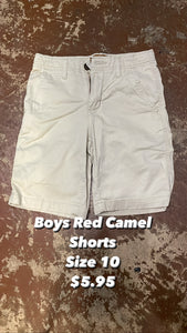 Boys Red Camel Shorts