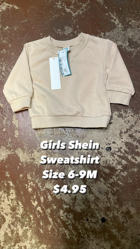Girls Shein Sweatshirt