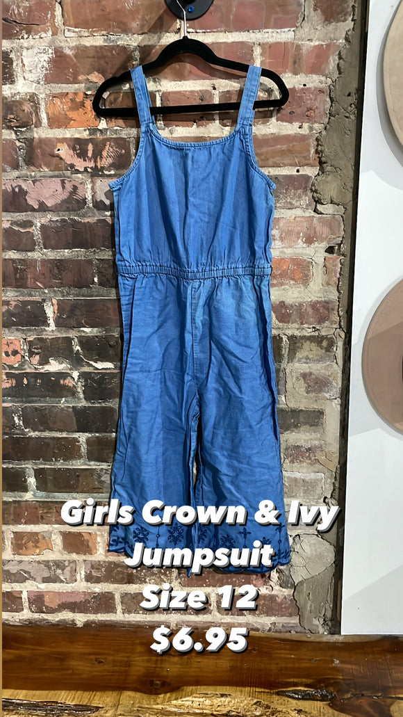 Girls Crown & Ivy Jumpsuit