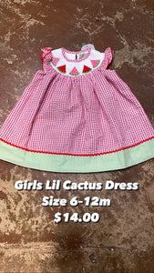 Girls Lil Cactus Dress